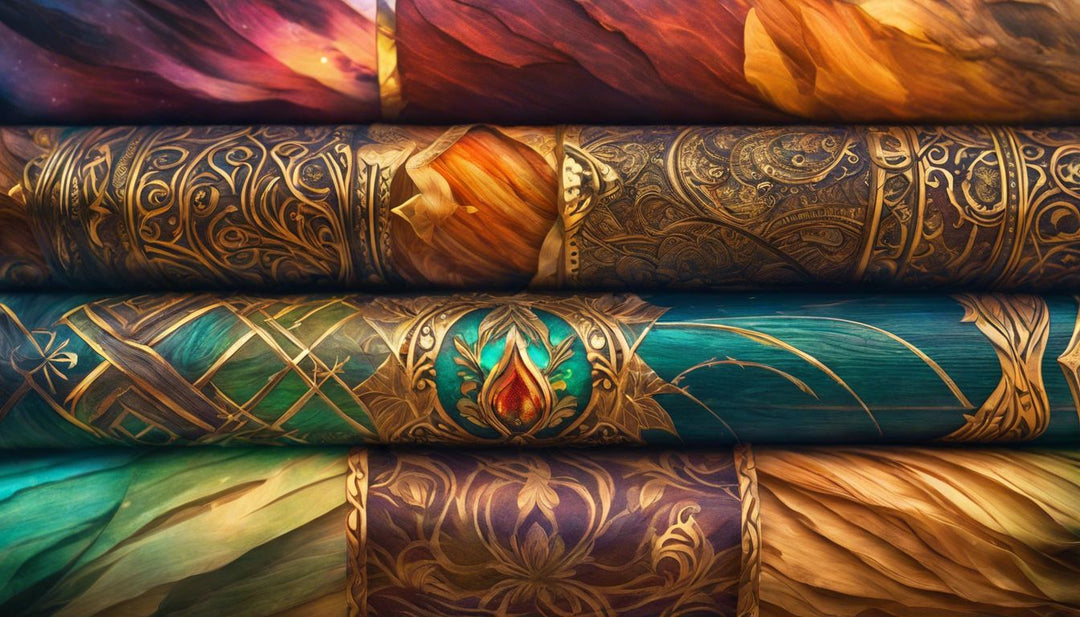 A close-up of non-tobacco blunt wraps on a wooden surface.