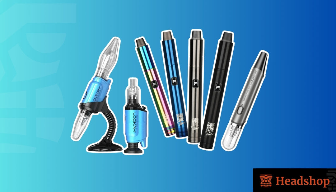 A person using a dab rig to vaporize cannabis concentrate in a modern and clean interior setting.