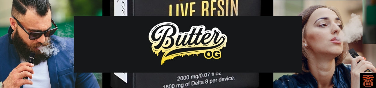 Butter OG | Delta 8 & HHC Live Resin Disposable Vape Pen 2G | Headshop   Headshop.com