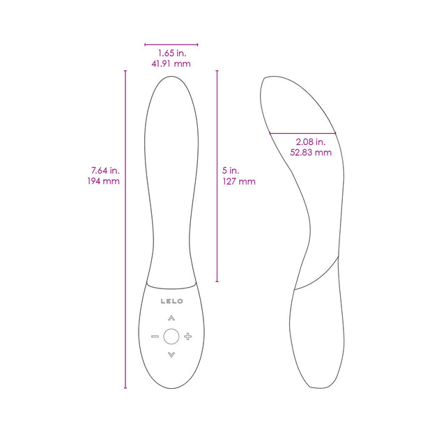 LELO MONA WAVE Rechargeable G-Spot Vibrator Deep Rose - Headshop.com