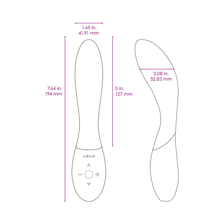 LELO MONA WAVE Rechargeable G-Spot Vibrator Deep Rose - Headshop.com