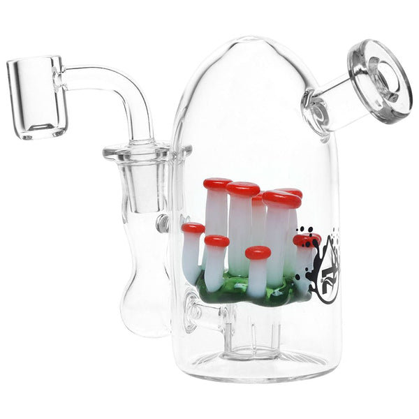 Pulsar There's Not Mushroom Left In Here Mini Glass Dab Rig - 4.75" / 14mm F Pulsar There's Not Mushroom Left In Here Mini Glass Dab Rig - 4.75" / 14mm F