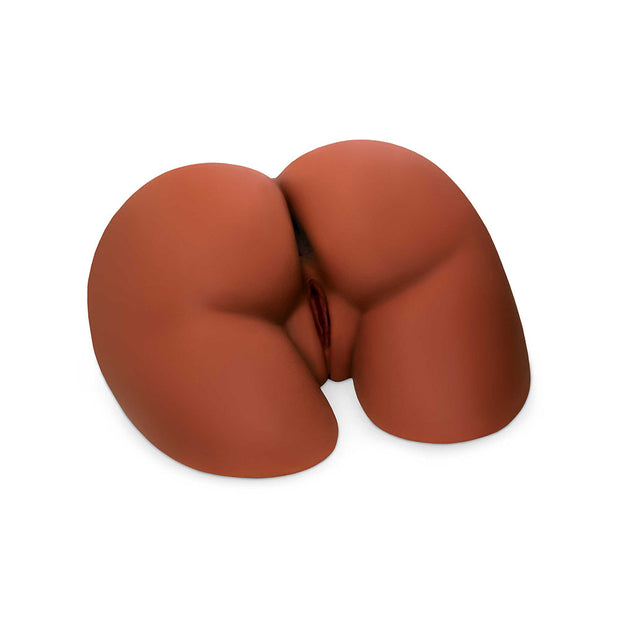 PDX Plus Perfect Ass XL Dual Entry Masturbator Brown - Headshop.com