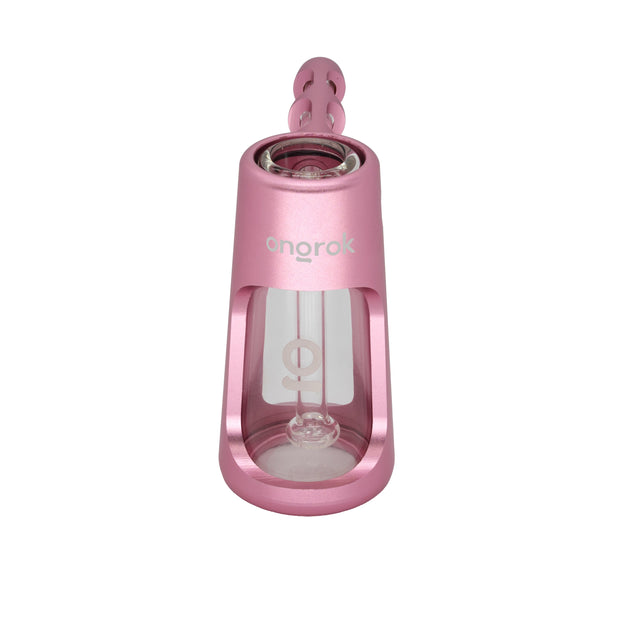 ONGROK Portable Glass Aluminum Bubbler Pipe - Headshop.com