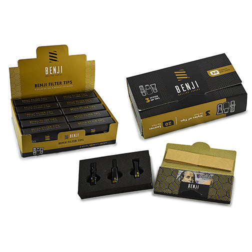 Benji - Filter Tips (Display of 10) - Headshop.com