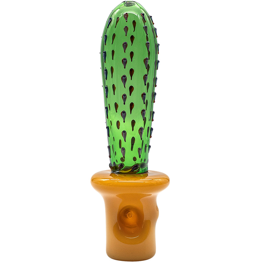 LA Pipes San Pedro Cactus Glass Pipe - Headshop.com
