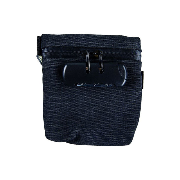 6CT DISPLAY - Smokezilla Smell Proof Locking Canvas Bag - 6"x6.25" / Assorted Colors - Headshop.com