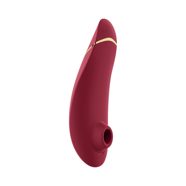 Womanizer Premium 2 Rechargeable Silicone Luxurious Pleasure Air Clitoral Stimulator Bordeaux - Headshop.com