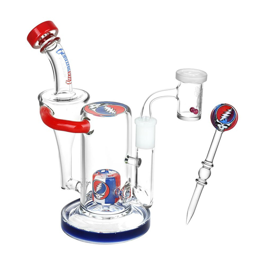 Grateful Dead x Pulsar Honest Tune Recycler Rig Set - 8.5" / 14mm F - Headshop.com