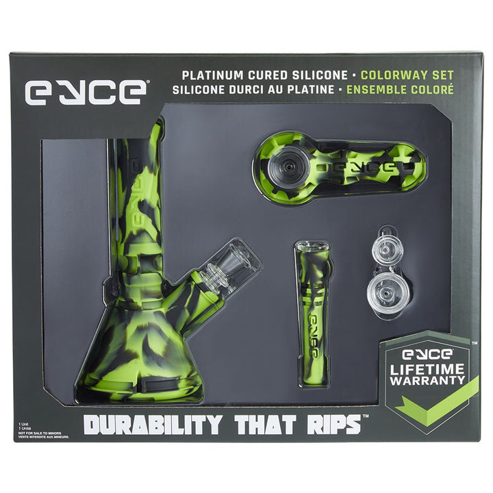 Eyce Colorway Silicone Herb Pipes Box Set | 5pc - Headshop.com
