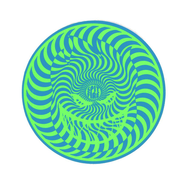 Spitfire Logo Psychedelic Sticker - Headshop.com