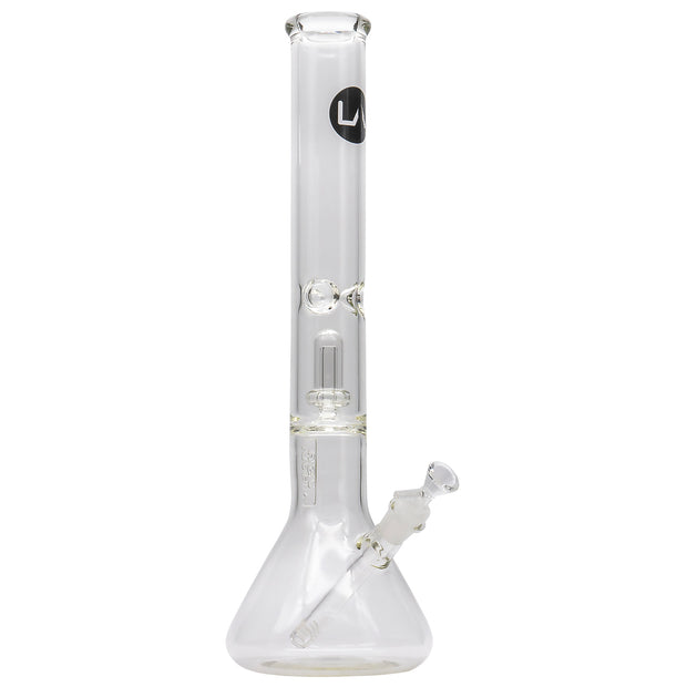 LA Pipes Thick Glass Beaker Showerhead Perc Bong - Headshop.com