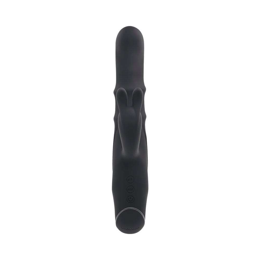 Evolved Ringmaster Rechargeable Dual Stim Vibe Silicone Black - Headshop.com