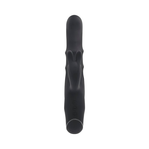 Evolved Ringmaster Rechargeable Dual Stim Vibe Silicone Black - Headshop.com