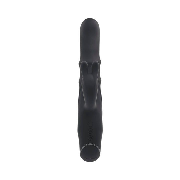 Evolved Ringmaster Rechargeable Dual Stim Vibe Silicone Black - Headshop.com