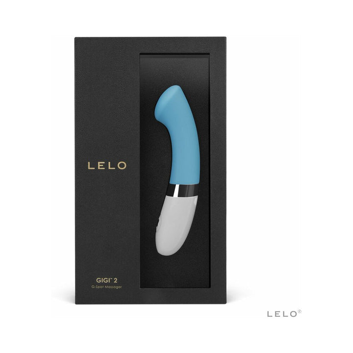 LELO GIGI 2 Rechargeable G-Spot Vibrator Turquoise Blue - Headshop.com