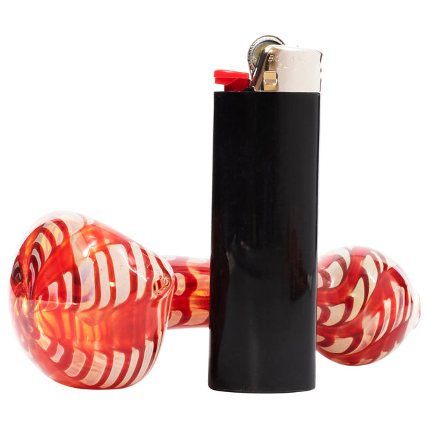 LA Pipes "Raker" Glass Spoon Pipe - Headshop.com