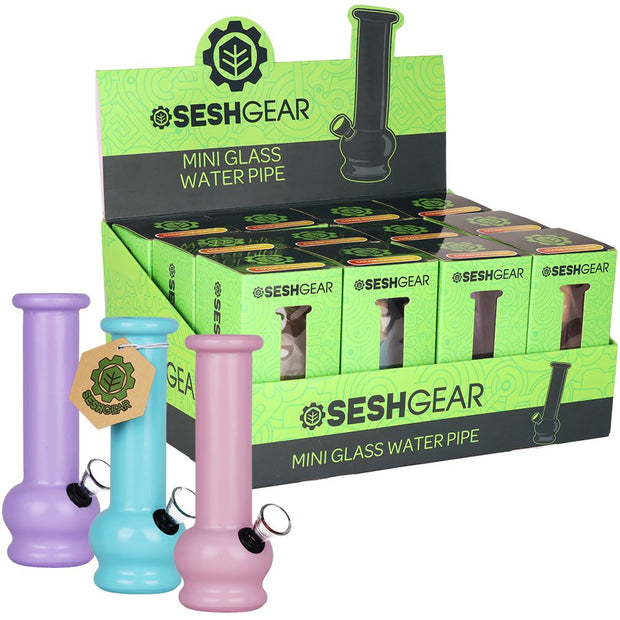 SeshGear Boxed Water Pipe | 5.75" | 12ct Display