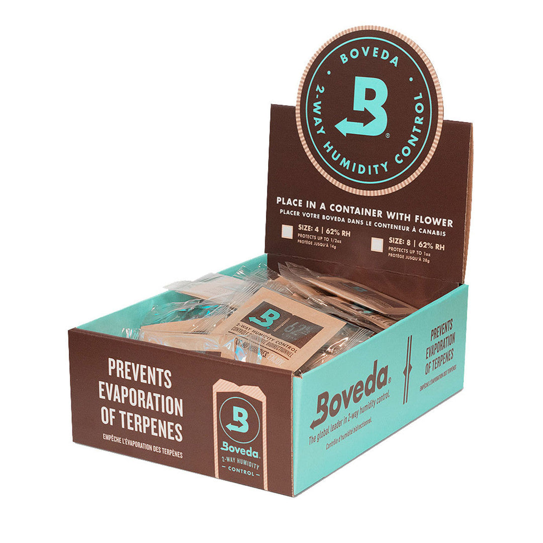 Boveda 2-Way Humidity Control - 62% / 8g 100 PC DISPLAY - - Headshop.com
