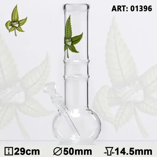 CannaHeroes | 11" Glass Water Pipe - Headshop.com