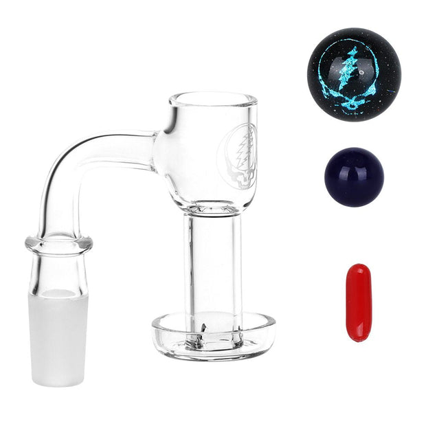 Grateful Dead Terp Slurper Quartz Banger & Marbles Set - 4pc - Headshop.com