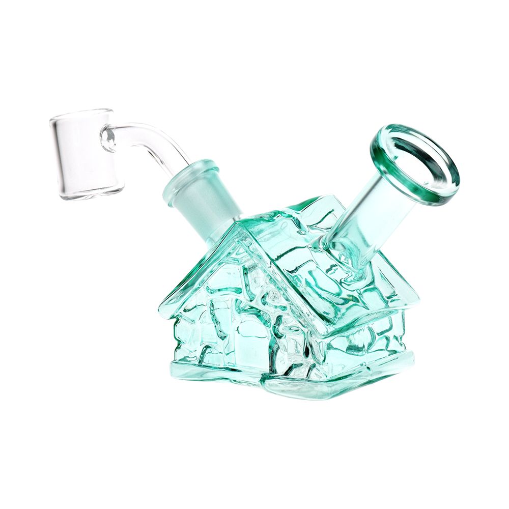 Delightful Dwelling Glass Dab Rig - 3.75" / 14mm F / Colors Vary - Headshop.com