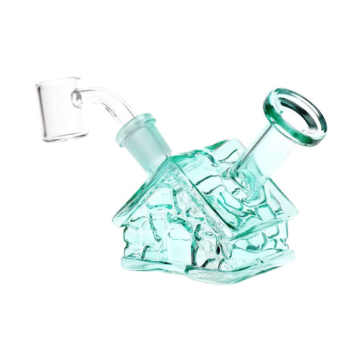 Delightful Dwelling Glass Dab Rig - 3.75" / 14mm F / Colors Vary - Headshop.com