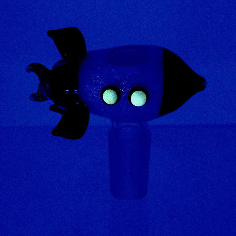Empire Glassworks Glow in Dark Bowl Piece | Space Cruiser | 14mm M - Headshop.com
