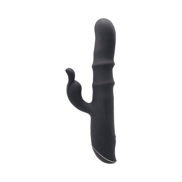 Evolved Ringmaster Rechargeable Dual Stim Vibe Silicone Black - Headshop.com