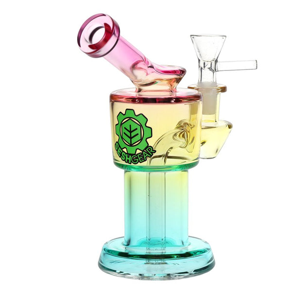 SeshGear Roboto Ombre Glass Water Pipe | 5.25" | 10mm F - Headshop.com