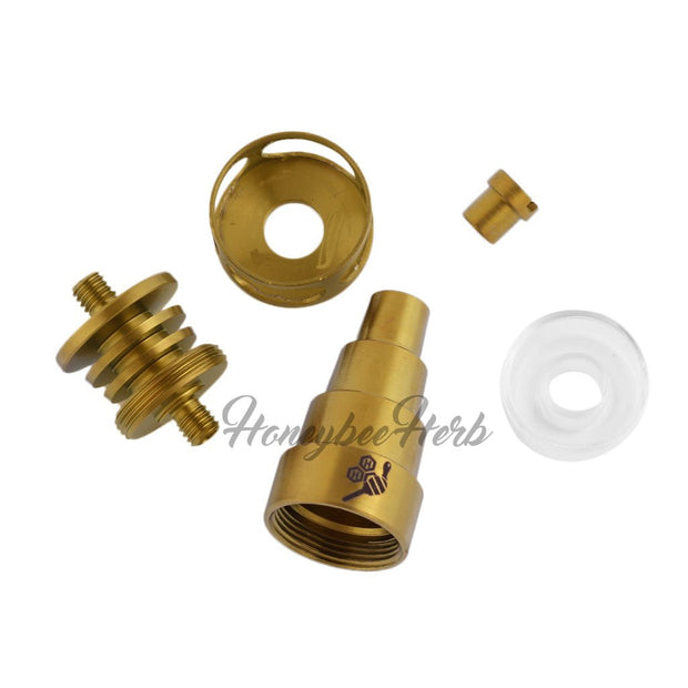 Honeybee Herb Titanium 6 IN 1 Cage Hybrid Dab Dab Nail - Headshop.com