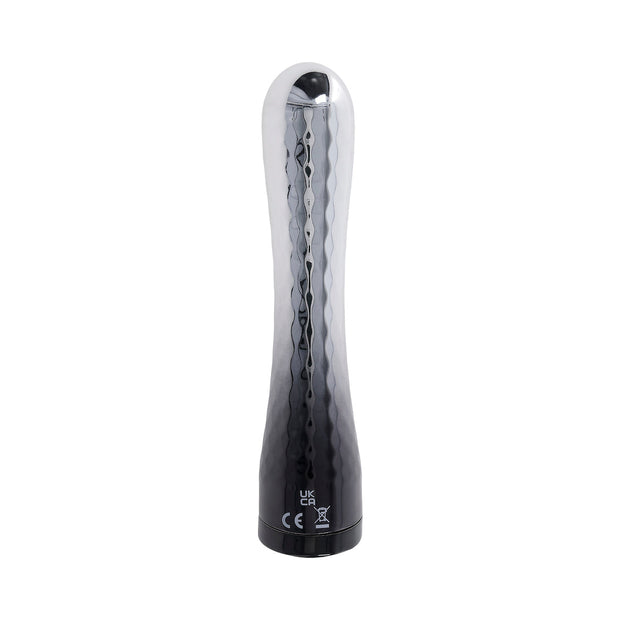 Selopa Silverado Rechargeable Vibrator ABS Plastic & Silicone Silver/Black - Headshop.com