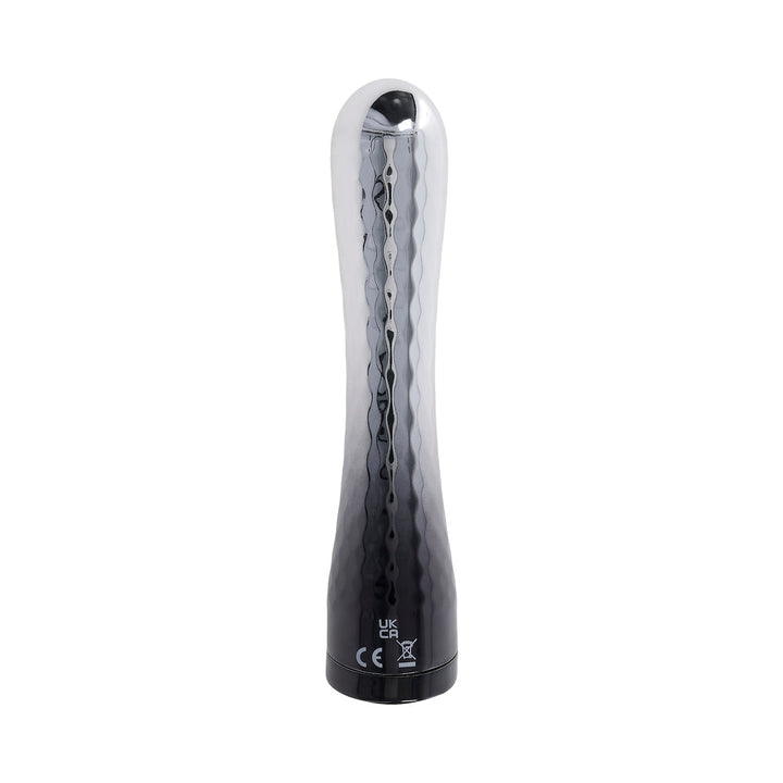 Selopa Silverado Rechargeable Vibrator ABS Plastic & Silicone Silver/Black - Headshop.com