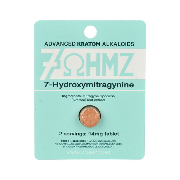 7-OHMZ Kratom Alkaloid 7-Hydroxymitragynine Tablets | 14mg | 20pk - Headshop.com