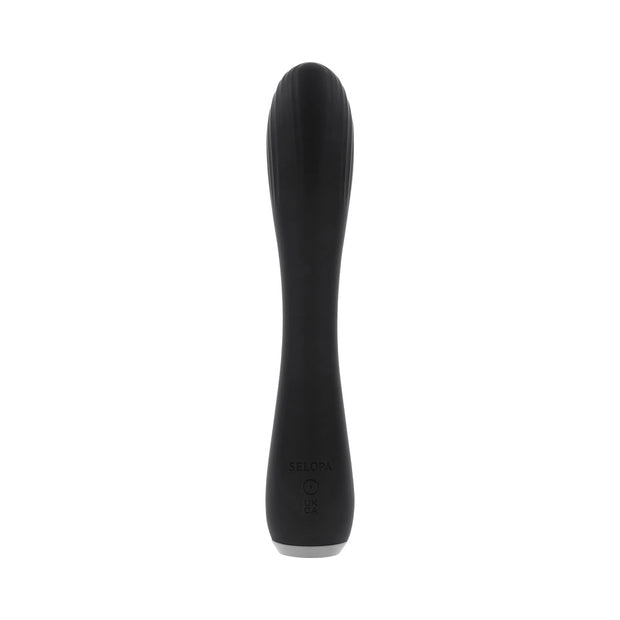 Selopa Midnight Magic Rechargeable Vibrator Silicone Black - Headshop.com