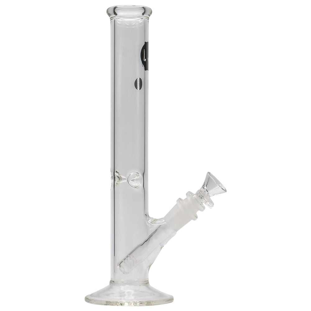 LA Pipes 12" Clear Straight Shot Bong - Headshop.com