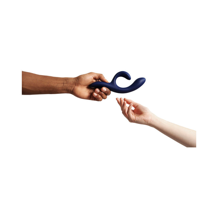 We-Vibe Nova 2 Rechargeable Flexible Silicone Rabbit Vibrator Midnight Blue - Headshop.com