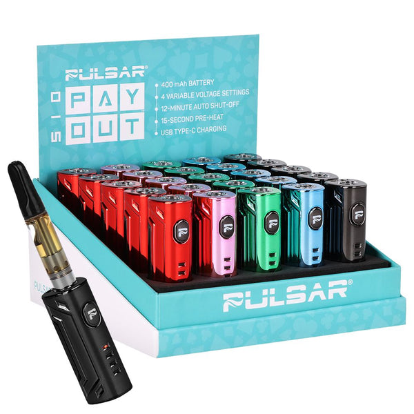Pulsar 510 Payout VV Battery Electroplate Edition - 400mAh 25ct Pulsar 510 Payout VV Battery Electroplate Edition - 400mAh 25ct
