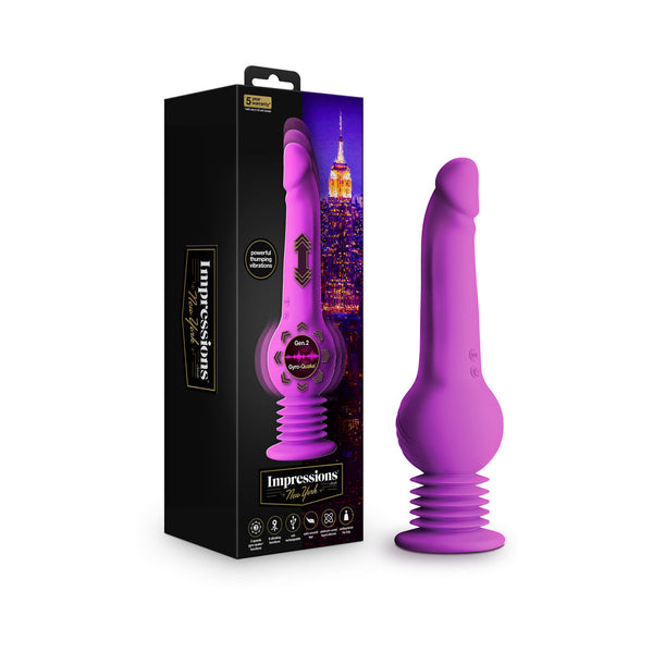 Impressions New York Gyroquake Dildo Purple Impressions New York Gyroquake Dildo Purple