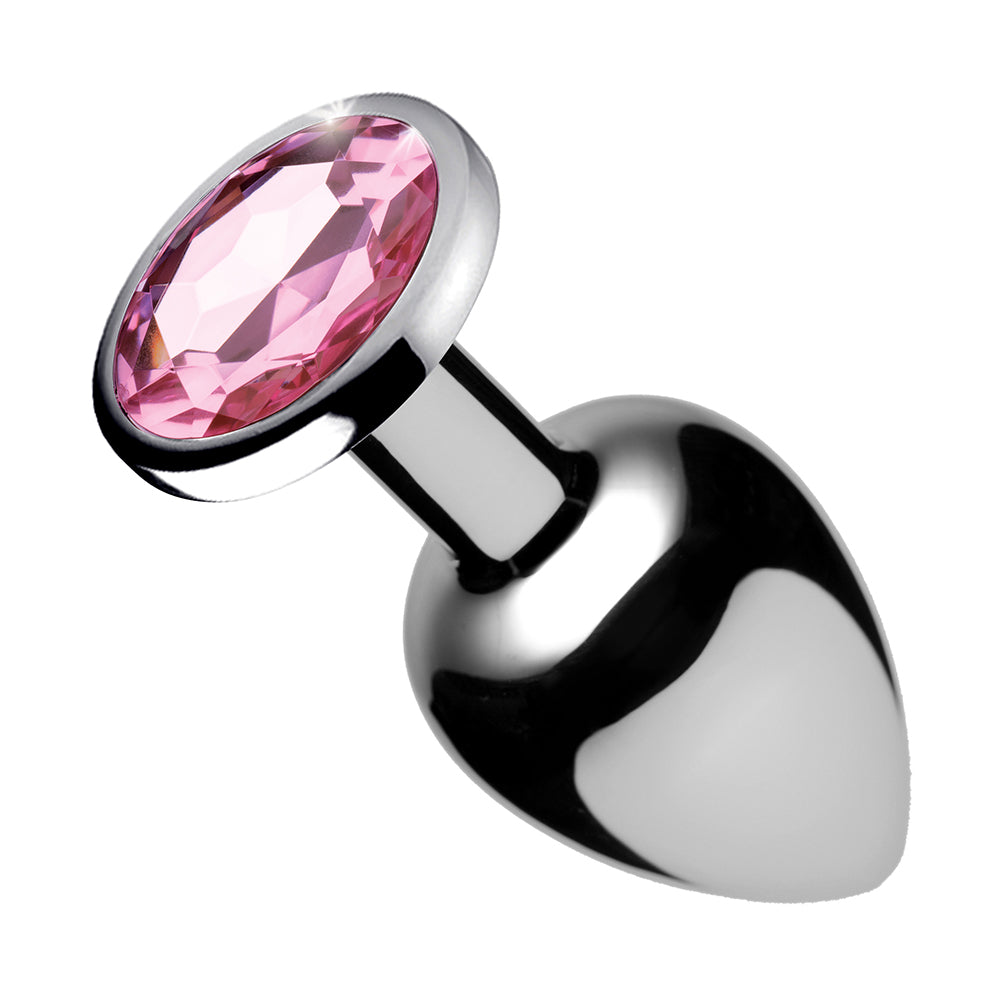 Booty Sparks Pink Gem Anal Plug Small - Headshop.com