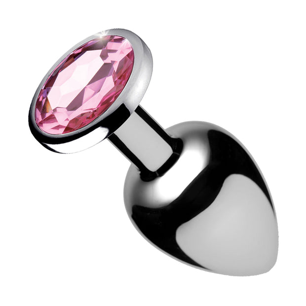 Booty Sparks Pink Gem Anal Plug Small - Headshop.com