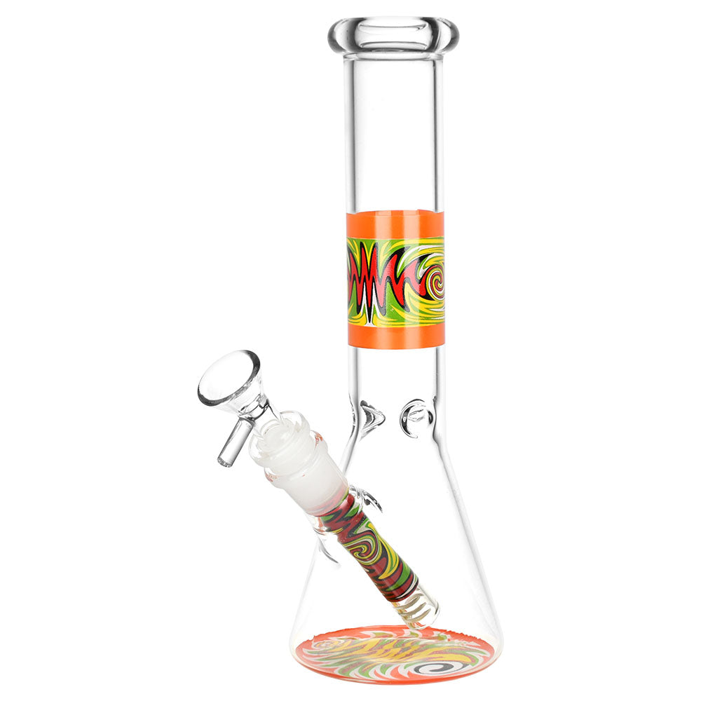 Vacillating Vibe Beaker Water Pipe - 9.75" / Colors Vary - Headshop.com