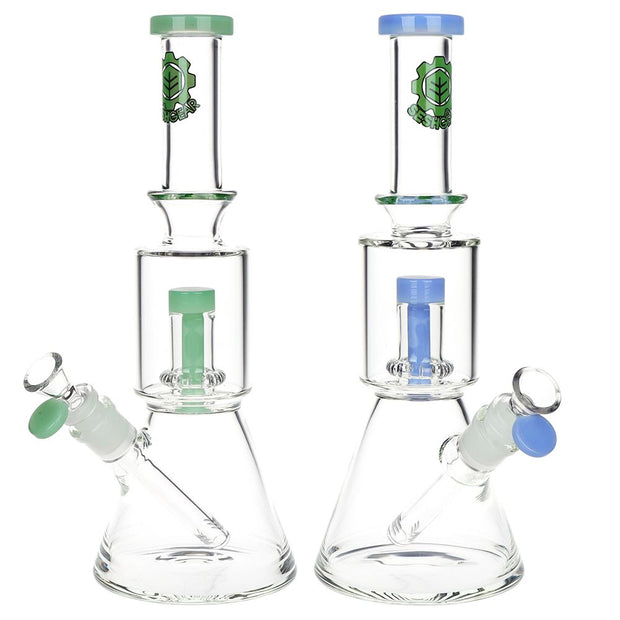 SeshGear 2-Step Glass Beaker Water Pipe - 11.75" / 14mm F / Colors Vary - Headshop.com