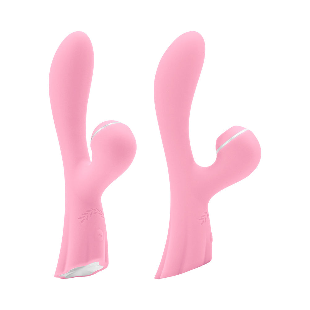 Luxe Aura Rechargeable Suction Vibe Pink - Headshop.com