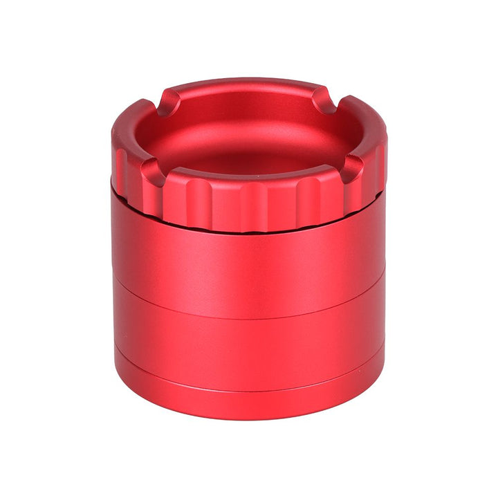 Aluminum Grinder with Ashtray Top - 4pc / 2.5" / Colors Vary - Headshop.com