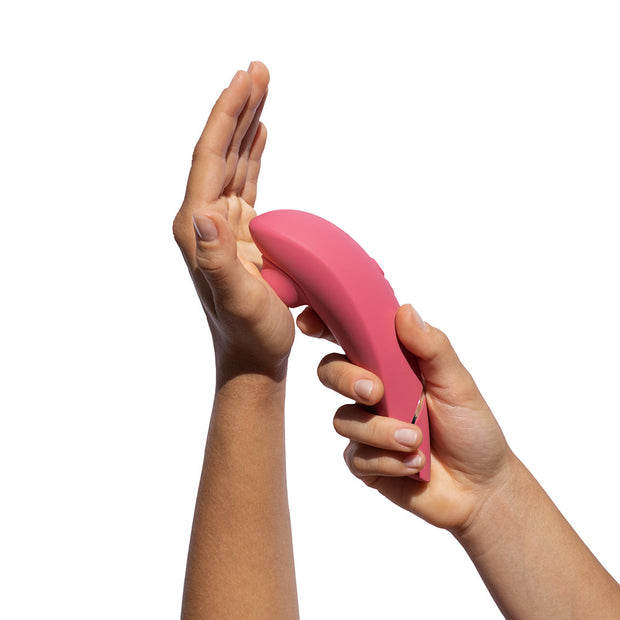 Womanizer Premium 2 Rechargeable Silicone Luxurious Pleasure Air Clitoral Stimulator Raspberry - Headshop.com
