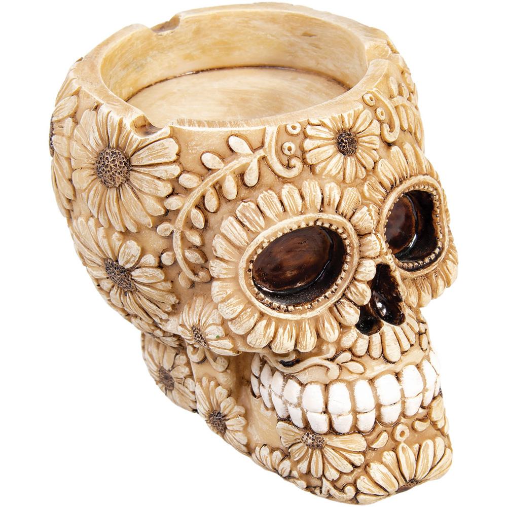 Sugar Skull Ashtrays | Polystone - Headshop.com