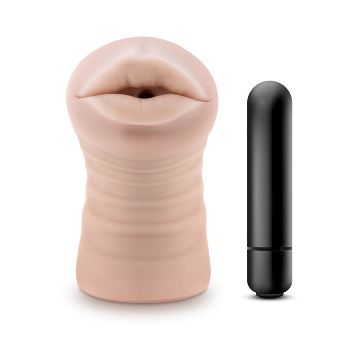 EnLust Nicole Vibrating Stroker Beige - Headshop.com
