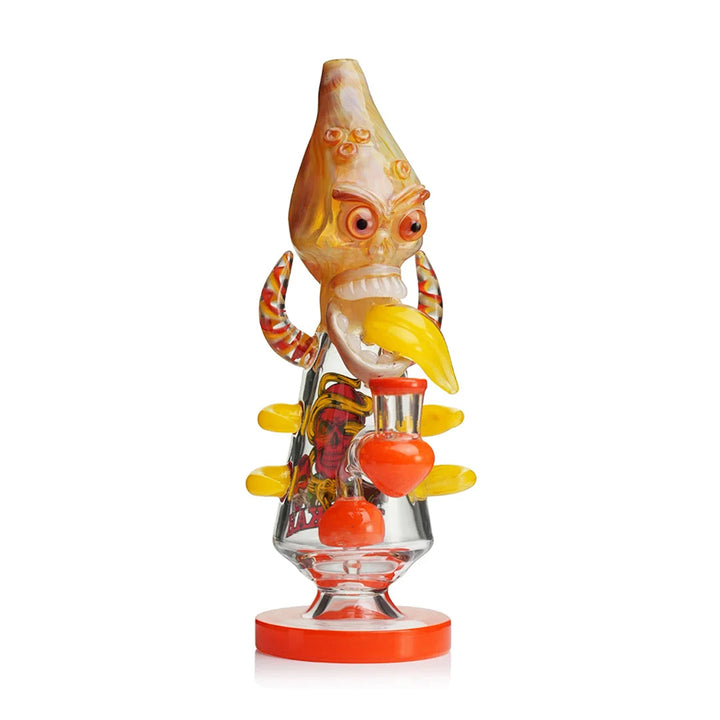 Lookah Glass 11" Cool Skull Bone Water Pipe - Headshop.com