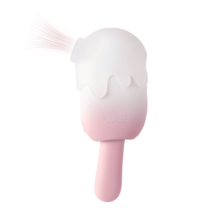 Honey Play Box Bite Me Sucking Tapping & Vibrating Cream Pop Stimulator - Headshop.com